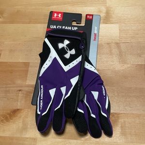 Youth large under armor batting gloves